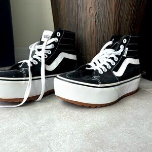 Platform rubber bottom vans